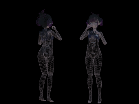 3DsMax Biped model Vilinyla Model 3D