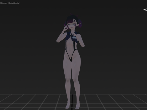 3DsMax Biped model Vilinyla Model 3D