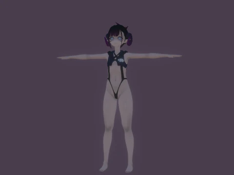 3DsMax Biped model Vilinyla 3D Model