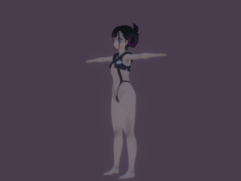 3DsMax Biped model Vilinyla Model 3D