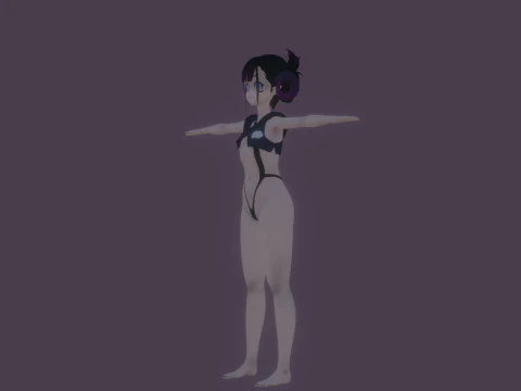 3DsMax Biped model Vilinyla 3D Model