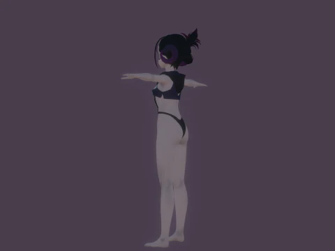3DsMax Biped model Vilinyla 3D Model