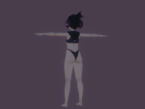 3DsMax Biped model Vilinyla 3D Model