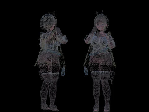 3DsMax Biped model StoutReisalin 3D Model