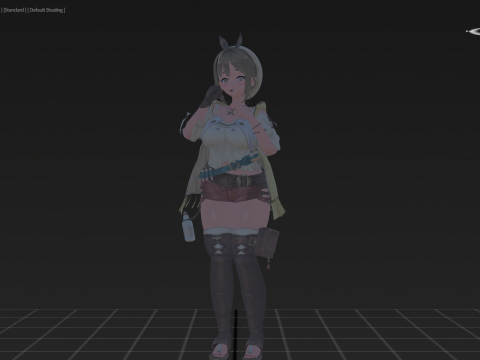 3DsMax Biped model StoutReisalin 3D Model