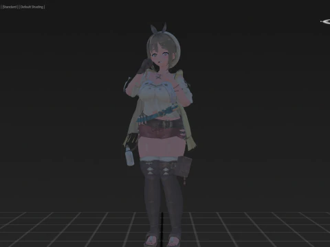3DsMax Biped model StoutReisalin 3D Model