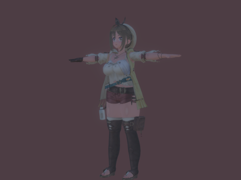 3DsMax Biped model StoutReisalin 3D Model