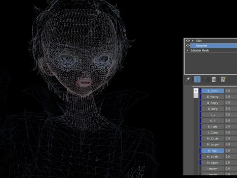 3DsMax Biped model Persona5 Joker Battle 3D Model