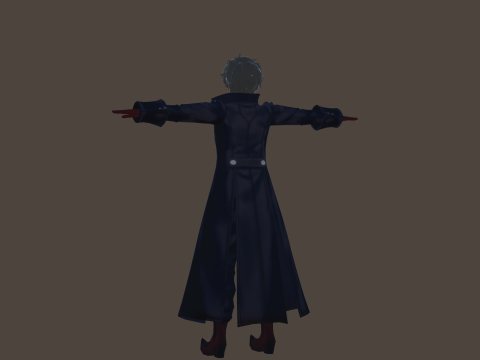 3DsMax Biped model Persona5 Joker Battle 3D Model