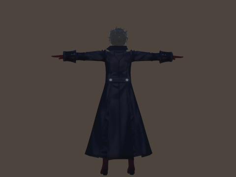 3DsMax Biped model Persona5 Joker Battle 3D Model