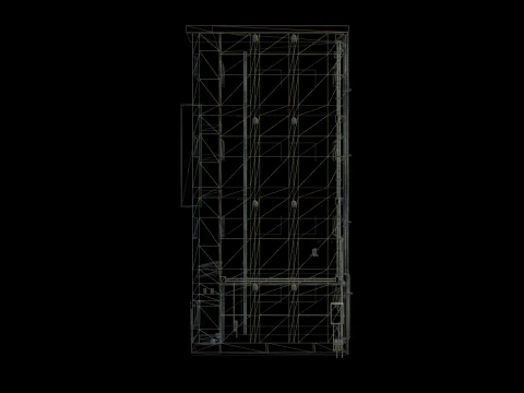 Japan Street Building - Heisei style 3D Model