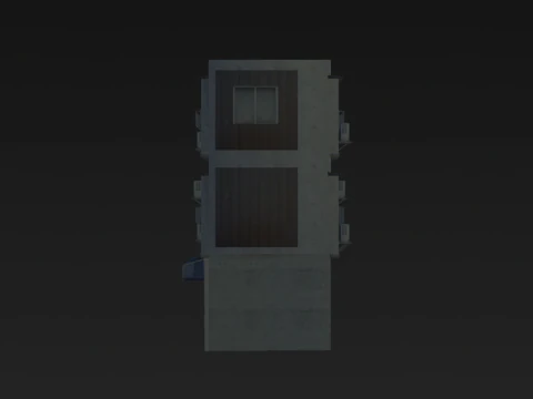 Tokyo Old Street Building 3D Model