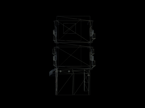Tokyo Old Street Building 3D 模型
