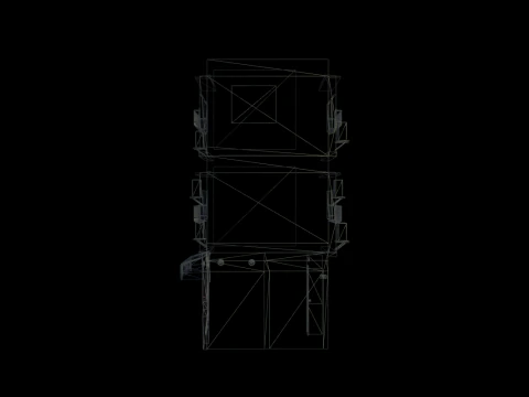 Tokyo Old Street Building 3D Model