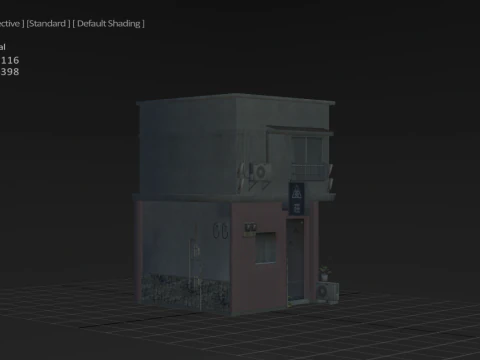 Tokyo Street Old Village 3D Model