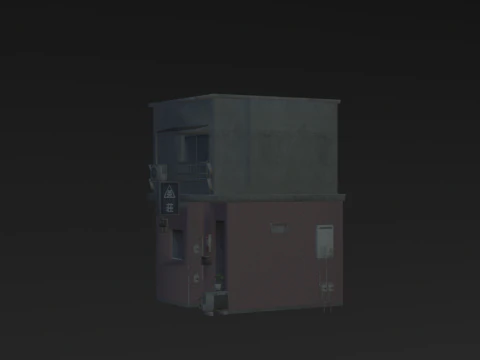 Tokyo Street Old Village 3D Model