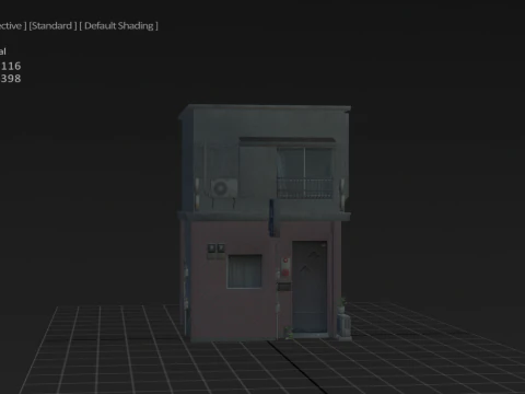 Tokyo Street Old Village 3D Model