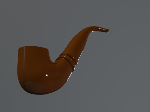 Smoking pipe Model 3D