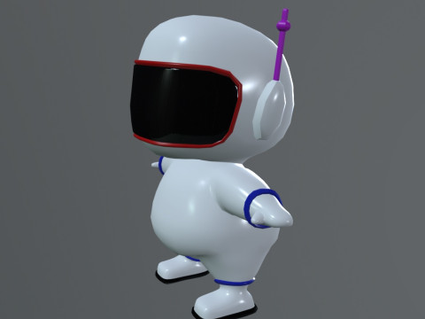 Little astronaut Model 3D