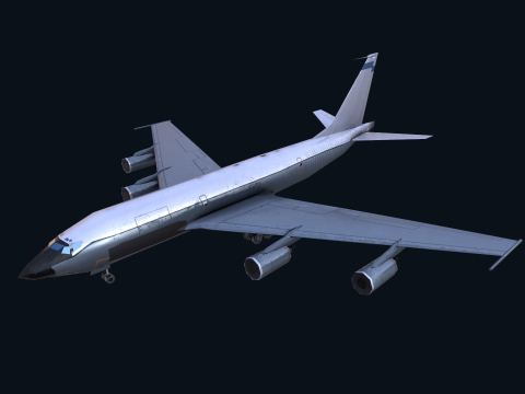 Asset - Army - Boeing RC 135 3D MODEL REALISTIC Model 3D