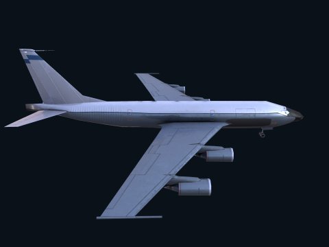 Asset - Army - Boeing RC 135 3D MODEL REALISTIC Model 3D