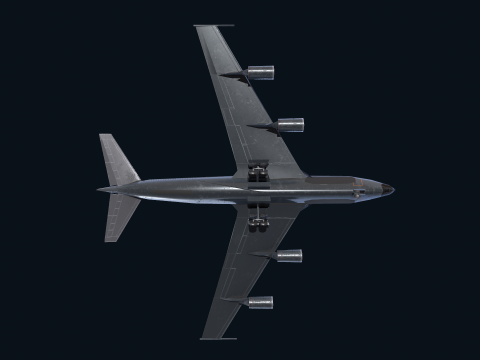 Asset - Army - Boeing RC 135 3D MODEL REALISTIC Model 3D