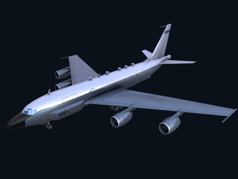 Asset - Army - Boeing RC 135 3D MODEL REALISTIC Model 3D