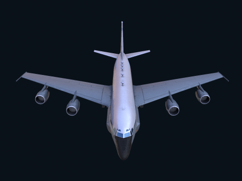 Asset - Army - Boeing RC 135 3D MODEL REALISTIC Model 3D