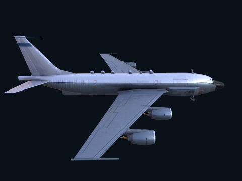 Asset - Army - Boeing RC 135 3D MODEL REALISTIC Model 3D