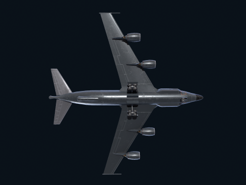 Asset - Army - Boeing RC 135 3D MODEL REALISTIC Model 3D