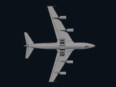 Asset - Army - Boeing RC 135 3D MODEL REALISTIC Model 3D