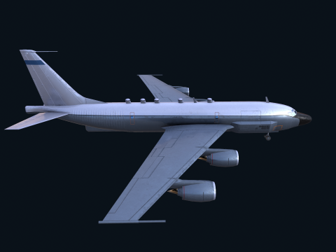 Asset - Army - Boeing RC 135 3D MODEL REALISTIC Model 3D