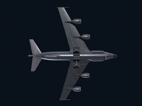 Asset - Army - Boeing RC 135 3D MODEL REALISTIC Model 3D