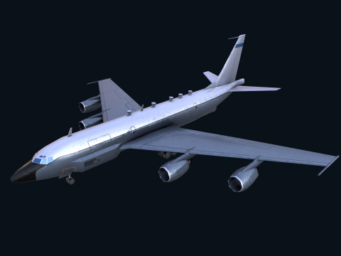 Asset - Army - Boeing RC 135 3D MODEL REALISTIC Model 3D
