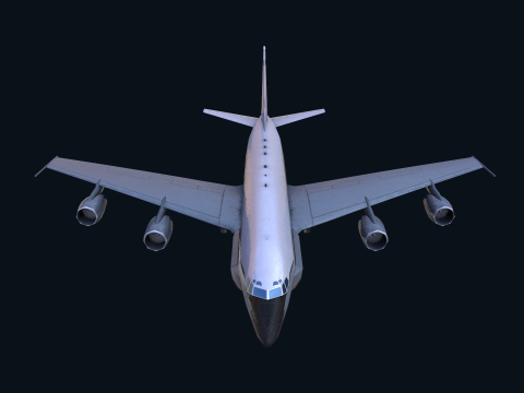 Asset - Army - Boeing RC 135 3D MODEL REALISTIC Model 3D