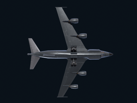 Asset - Army - Boeing RC 135 3D MODEL REALISTIC Model 3D