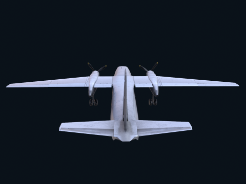 Asset - Army - AN 26 Curl Realistic Modelo 3D