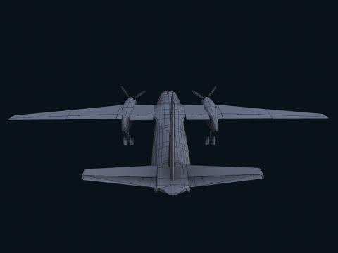 Asset - Army - AN 26 Curl Realistic Modelo 3D