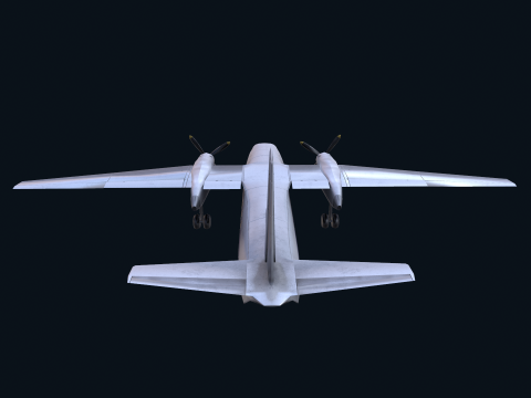Asset - Army - AN 26 Curl Realistic Modelo 3D