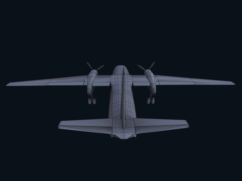 Asset - Army - AN 26 Curl Realistic Modelo 3D