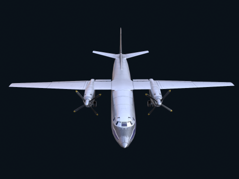 Asset - Army - AN 26 Curl Realistic Modelo 3D