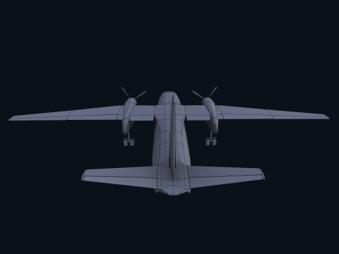 Asset - Army - AN 26 Curl Realistic Modelo 3D