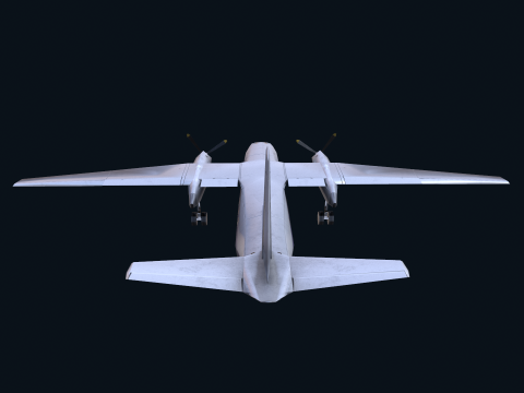 Asset - Army - AN 26 Curl Realistic Modelo 3D