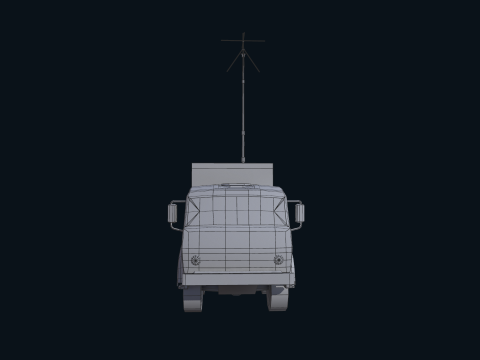 Asset - Army - Krasukha 4 EW System - 02 Realistic 3D Model