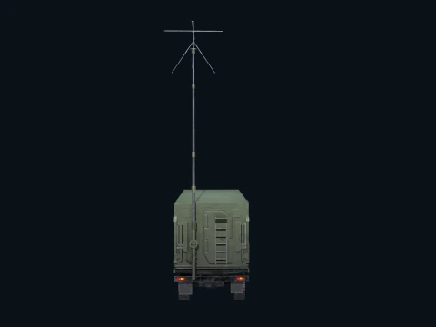 Asset - Army - Krasukha 4 EW System - 02 Realistic 3D Model