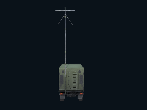 Asset - Army - Krasukha 4 EW System - 02 Realistic 3D Model