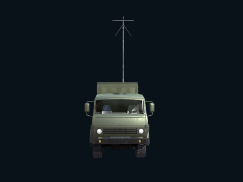 Asset - Army - Krasukha 4 EW System - 02 Realistic 3D Model