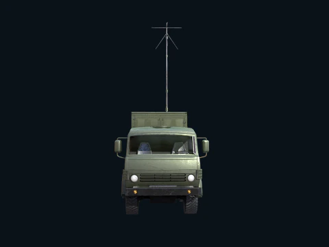 Asset - Army - Krasukha 4 EW System - 02 Realistic 3D Model