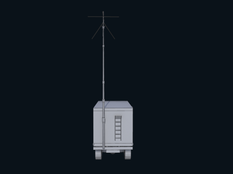 Asset - Army - Krasukha 4 EW System - 02 Realistic 3D Model