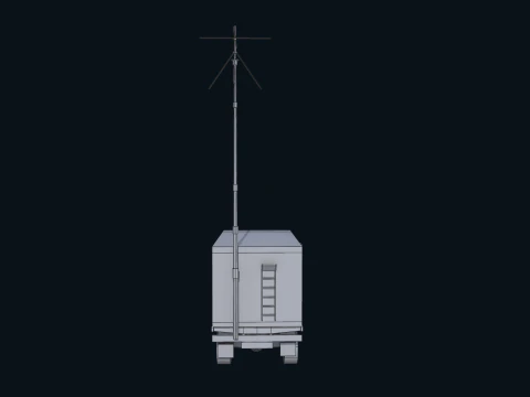 Asset - Army - Krasukha 4 EW System - 02 Realistic 3D Model
